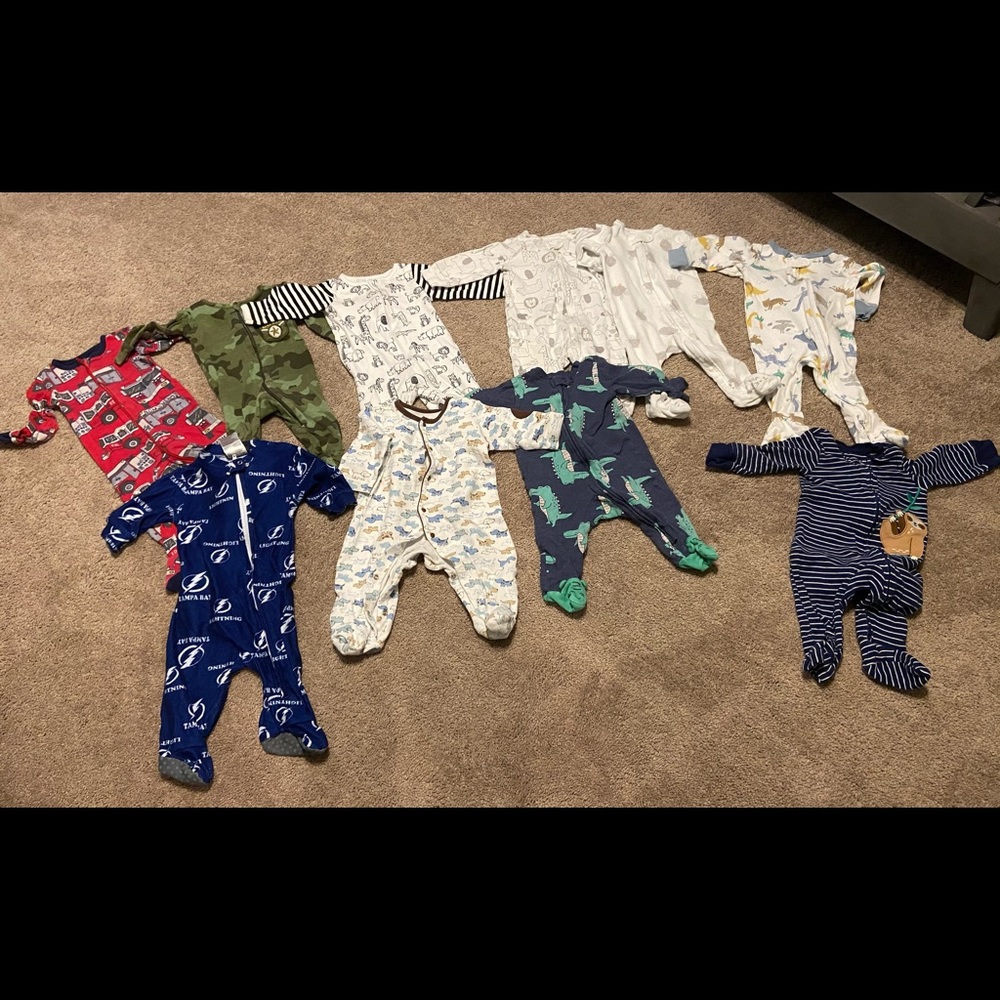 10 pc BUNDLE sleep & play - 3-6 months